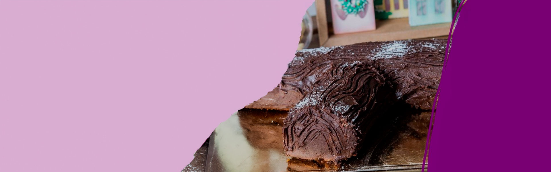 Troncos de chocolate